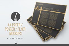 A4 Paper /  Poster / Flyer Mockups Product Image 1