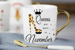 November birthday Queen svg, Living My Best Life, November Q Product Image 3