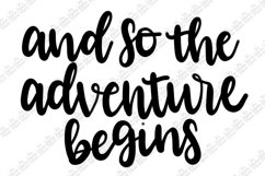 And So the Adventure Begins Handlettered SVG/PNG Product Image 2