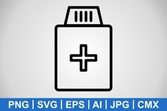 Vector Medicine Bottle Icon Product Image 1