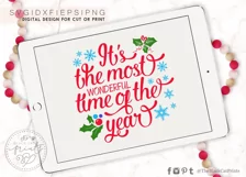 The most wonderful time of the year SVG DXF EPS PNG Product Image 5