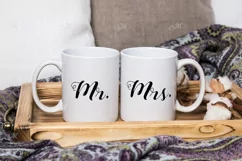 Cozy Home Two Mugs Mock-up. PSD&JPG Product Image 1