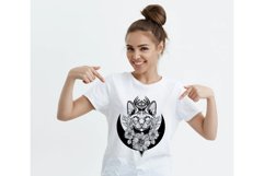 Mystical PNG Cat , Mystique boho sublimation T-shirt Product Image 2