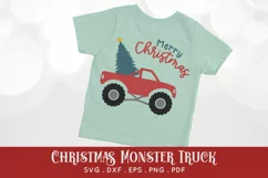 Christmas Monster Truck svg dxf png eps pdf Product Image 3