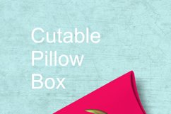 Swirl Ornament Cuttable Pillow Box for Small Holidays Gifts Product Image 3