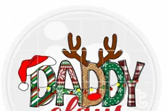 Daddy Claus Png, Dad Png Christmas Design Sublimation Product Image 3