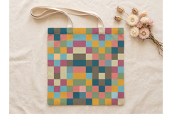 Pixel Mosaic Geometric Pattern Set Product Image 2