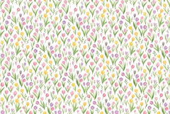 Watercolor Seamless Floral Pattern Mother's Day Product Image 1