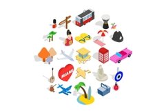 Discover icons set, isometric style Product Image 1
