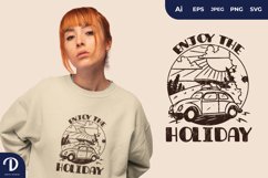 Enjoy Holiday for T-Shirt Design Product Image 1