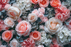 Wedding Flowers Background Wallpaper Product Image 1