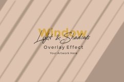 Window Sunlight Shadow Overlay Effect Mockup Product Image 1