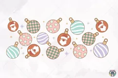 Christmas Glass Can Wrap Svg, Libbey Glass Wrap Svg Product Image 2