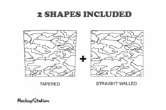 Camo 20oz Skinny Tumbler Burst Template SVG, DXF, PNG Product Image 2