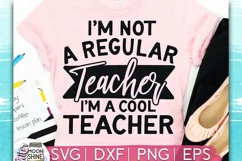 Cool Teacher SVG DXG PNG EPS Cutting Files Product Image 1