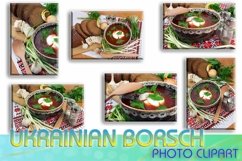 Ukrainian borsch photo clipart Product Image 1