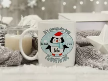 Christmas Penguin Print | Christmas Puns | Funny Quote Product Image 4
