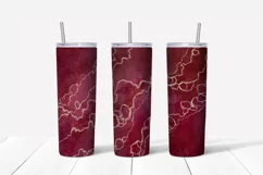 Alcohol ink sublimation design. Skinny tumbler wrap design. Product Image 5