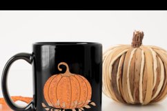 Orange Pumpkin with Glitter Dust Sublimation Clipart Product Image 3
