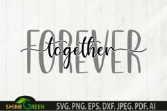 Together Forever - Family, Home, Farmhouse Sign SVG Product Image 2