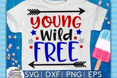 Young Wild & Free SVG DXF PNG EPS Cutting Files Product Image 1