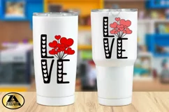 Valentines SVG Love Quote With Heart SVG Valentine's Day SVG Product Image 6