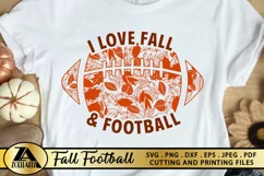 Football SVG PNG EPS DXF Fall Quotes SVG FALL SVG Cut file Product Image 1