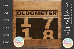 18 Eighteen Birthday Oldometer SVG Cut File Product Image 1