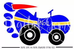 Race car footprint SVG / PNG / EPS / DXF files Product Image 1