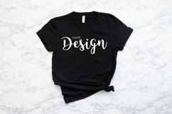 Bella Canvas 3001 Black T-shirt Mockup Unisex Tee Mock up Product Image 1