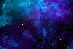 Space Watercolor Backgrounds - Free Design of The Week Product Image 7