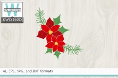 Christmas SVG - Poinsettias Product Image 3