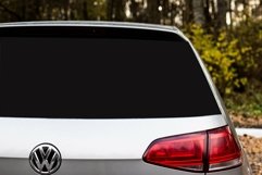 Rear window Car Mockup Places For Your Design Car decal Product Image 2