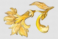 Gold monograms Watercolor png 2 Product Image 5