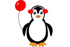 Cute penguin svg, penguin svg, penguin clipart, christmas sv Product Image 1