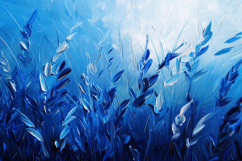 Abstract Blue Paint Texture Background Wallpaper Product Image 1