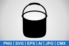 Vector Pail Icon Product Image 1
