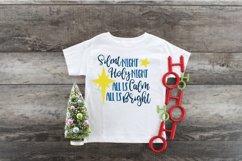 Silent Night Holy Night SVG Cut File - Christmas SVG File Product Image 7