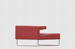 Isometric Arm Chair 3D isolated render Product Image 1