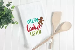 Christmas SVG Cut File - Official Cookie Taster SVG File Product Image 2