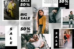 Minimalist Fashion Sale Instagram Social Media Template Product Image 2