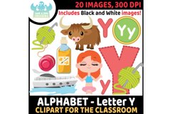 Big Alphabet Letter Clipart Bundle - Lime and Kiwi Designs Product Image 20