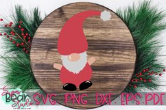 Santa Gnome - A Christmas Gnome SVG Product Image 2