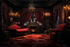 Luxurious victorian style living room interior Product Image 1