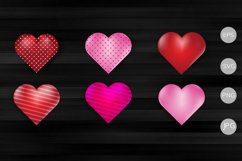 Valentine Ornaments Bundle SVG / Eps 10 / PNG Product Image 1