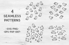 Bird pattern svg Bird svg cut files Bird digital paper pack Product Image 2