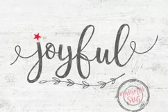 Joyful Svg, Christmas Joyful Shirt Svg, Christmas Printable Product Image 2