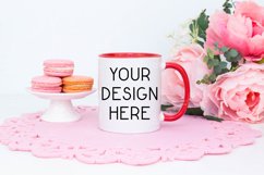 Mug Mockup Valentine&#039;s Day 11 Oz Blank White Coffee Cup Product Image 1