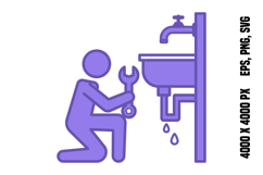 Colored Repairing Icon Product Image 1