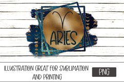 Sublimation Zodiac Sign PNG Design Product Image 1
